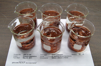 acid immersion testing